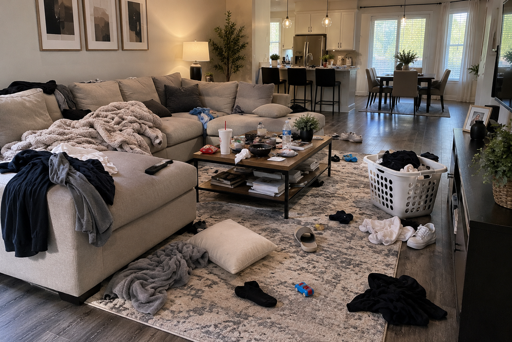 Before cleaning