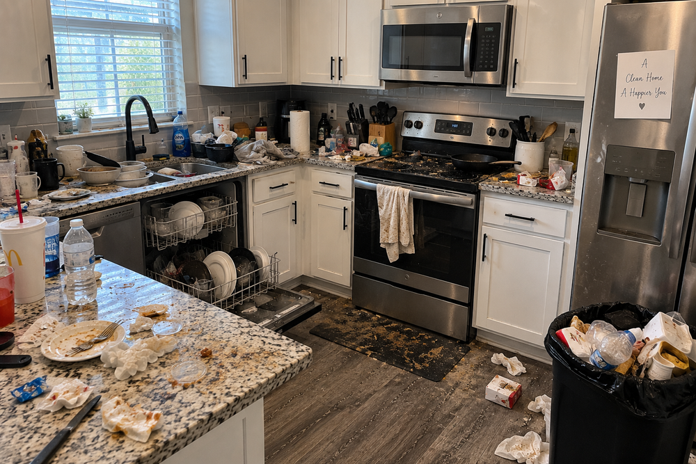 Before cleaning